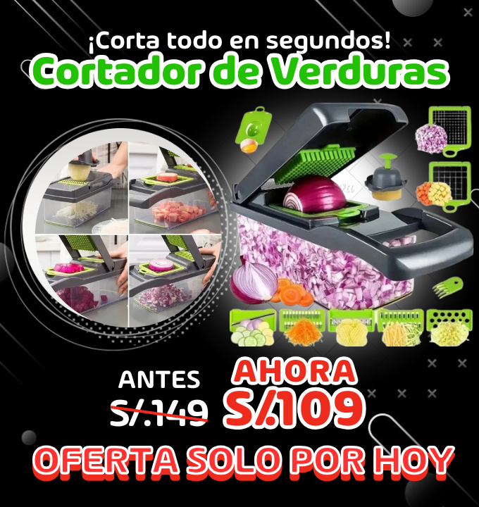 Cortador de Verduras Multifuncional